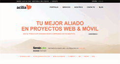 Desktop Screenshot of acilia.es